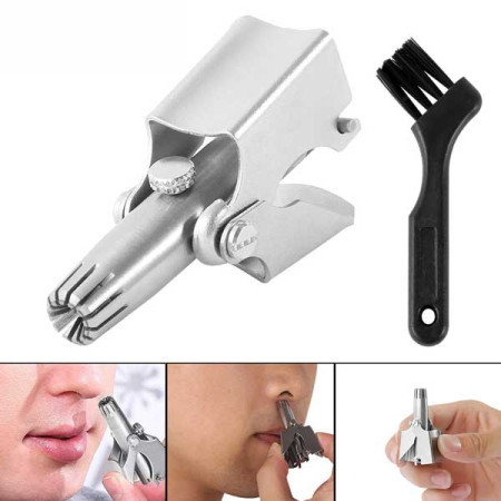 Manual Nose and Ear Hair Trimmer