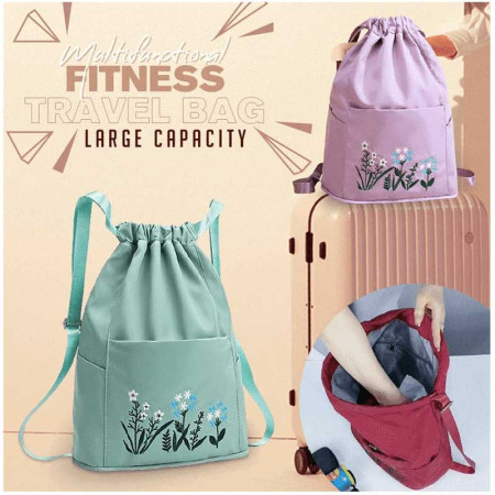 Foldable Large Capacity Embroidered Backpack