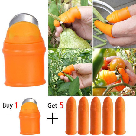 Vegetable Finger Cutter Silicone | Knife Protector